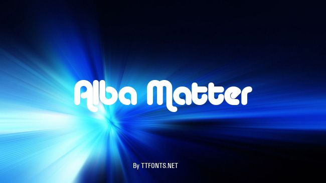 Alba Matter example
